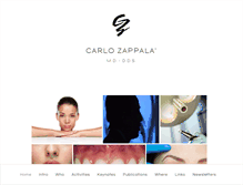 Tablet Screenshot of carlozappala.com